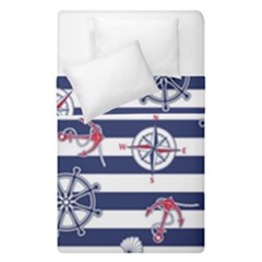 Seamless-marine-pattern Duvet Cover Double Side (single Size)