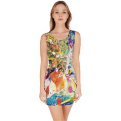 Multicolor Anime Colors Colorful Bodycon Dress by Ket1n9