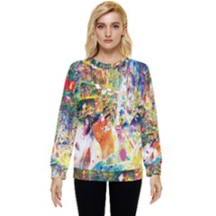 Multicolor Anime Colors Colorful Hidden Pocket Sweatshirt by Ket1n9