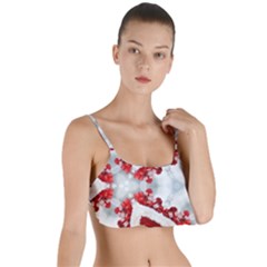 Christmas-background-tile-gifts Layered Top Bikini Top  by Grandong