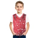 Christmas Pattern Red Kids  Basketball Tank Top View1