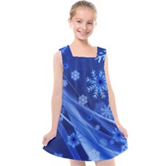 Christmas-card-greeting-card-star Kids  Cross Back Dress by Grandong