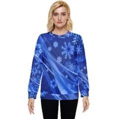 Christmas-card-greeting-card-star Hidden Pocket Sweatshirt by Grandong