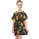 Christmas-seamless-pattern   - Kids  One Piece Chiffon Dress View1