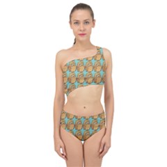 Owl-stars-pattern-background Spliced Up Two Piece Swimsuit by Grandong