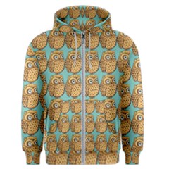 Owl Bird Men s Zipper Hoodie by Grandong