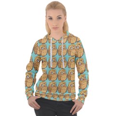 Owl Bird Cartoon Women s Overhead Hoodie by Grandong