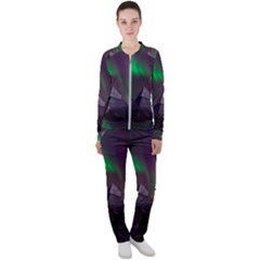 Aurora Northern Lights Celestial Magical Astronomy Casual Jacket And Pants Set