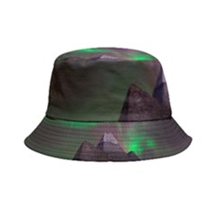 Aurora Northern Lights Phenomenon Atmosphere Sky Inside Out Bucket Hat by Grandong