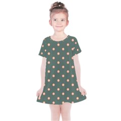 Modern Minimalist Seamless Pattern Kids  Simple Cotton Dress by ByThiagoDantas