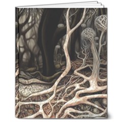 Tree Nature Landscape Forest 8  X 10  Softcover Notebook