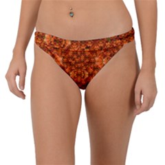 Floral Time In Peace And Love Band Bikini Bottoms by pepitasart