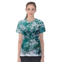 Blue Ocean Waves 2 Women s Sport Mesh T-Shirt View1