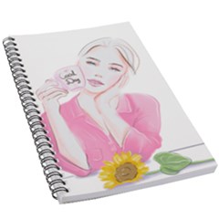 Girl Pink 5 5  X 8 5  Notebook by SychEva