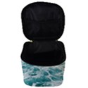 Blue Crashing Ocean Wave Make Up Travel Bag (Small) View3