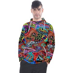 Vector Art Pattern - Men s Pullover Hoodie