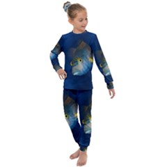 Fish Blue Animal Water Nature Kids  Long Sleeve Set  by Amaryn4rt