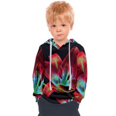 Flower Pattern-design-abstract-background Kids  Overhead Hoodie by Amaryn4rt