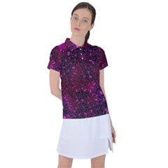 Retro-flower-pattern-design-batik- Women s Polo T-shirt