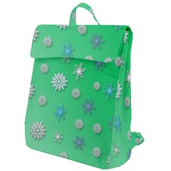 Snowflakes-winter-christmas-overlay Flap Top Backpack by Amaryn4rt