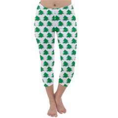 Christmas-tree-tree-holidays Capri Winter Leggings  by Amaryn4rt