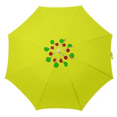 Christmas-bowls-garland-decoration Straight Umbrellas by Amaryn4rt
