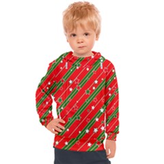 Christmas-paper-star-texture     - Kids  Hooded Pullover