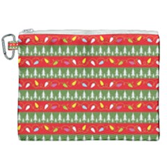 Christmas-papers-red-and-green Canvas Cosmetic Bag (xxl)