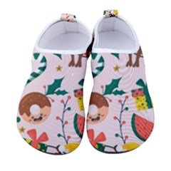 Colorful-funny-christmas-pattern Merry Xmas Men s Sock-style Water Shoes