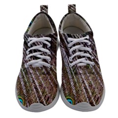 Peacock-feathers-pattern-colorful Women Athletic Shoes