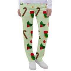 Festive Background Holiday Background Women s Casual Pants by Pakjumat