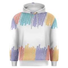 Border Frame Colorful Brush Strokes Men s Overhead Hoodie by Pakjumat