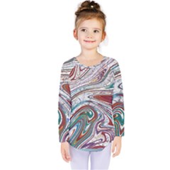 Abstract Background Ornamental Kids  Long Sleeve T-shirt