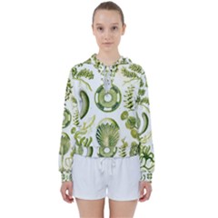 Algae Green Algae Chlorophyceae Women s Tie Up Sweat by Pakjumat