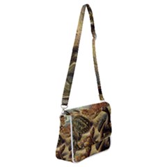Turtles Leatherback Sea Turtle Shoulder Bag With Back Zipper by Pakjumat