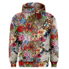 Valentine s Day Heart Artistic Psychedelic Men s Core Hoodie by Modalart