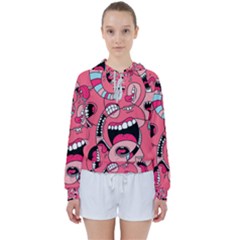 Big Mouth Worm Women s Tie Up Sweat by Dutashop