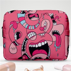 Big Mouth Worm Make Up Pouch (large) by Dutashop