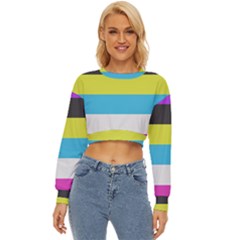 Bigender Flag Copy Lightweight Long Sleeve Sweatshirt