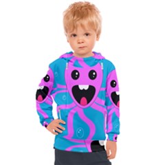 Bubble Octopus Copy Kids  Hooded Pullover