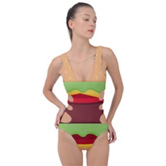 Cake Cute Burger Side Cut Out Swimsuit by Dutashop