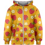 Strawberry Kids  Zipper Hoodie Without Drawstring