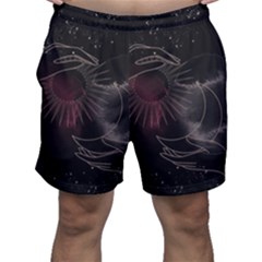 Universal Balance Moon Abstract Star Sun Universe Men s Shorts by Modalart