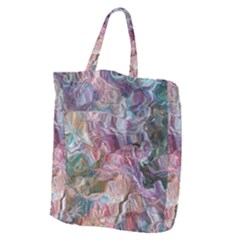 Blended Waves Giant Grocery Tote by kaleidomarblingart