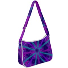 Wallpaper Tie Dye Pattern Zip Up Shoulder Bag