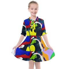 Japan Is So Close-1-1 Kids  All Frills Chiffon Dress by bestdesignintheworld