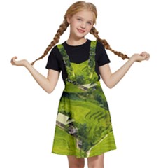 Apartment Curve Path Step Kids  Apron Dress by Sarkoni