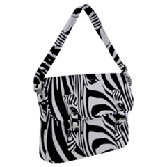 Animal Cute Pattern Art Zebra Buckle Messenger Bag by Amaryn4rt