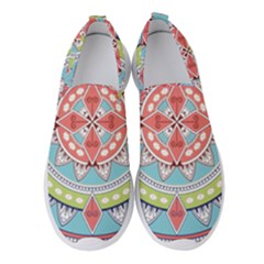 Drawing Mandala Art Women s Slip On Sneakers by Amaryn4rt