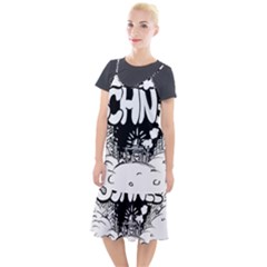 Snow Removal Winter Word Camis Fishtail Dress by Amaryn4rt